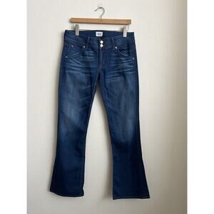 Hudson Womens Blue Denim Jeans Signature Bootcut Size 30